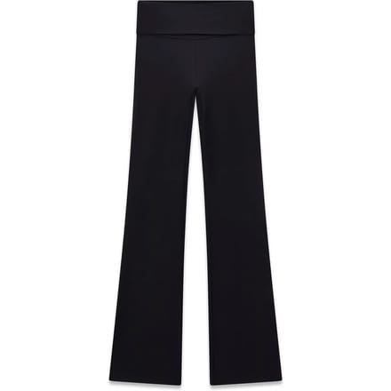 High waist bell bottom met mini flare