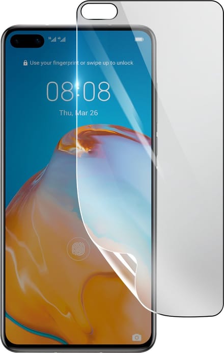 3mk, Geschikt voor Huawei P40, Schokbestendige Hydrogel Screenprotector, Transparant