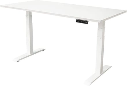 IVOL Elektrisch verstelbaar bureau 180x80 cm Dual motor - Wit