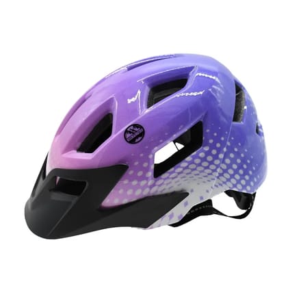 Six Peaks kinderfietshelm lichtpaars 52-56cm - Junior helm veiligheid.