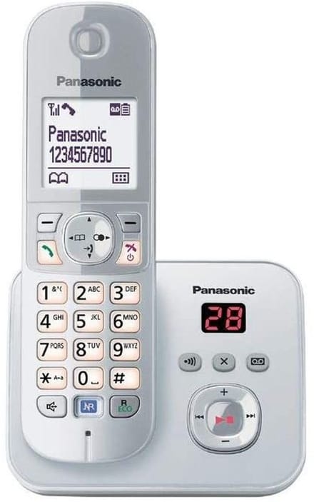 DECT draadloze telefoon - antwoordapparaat - zilver - 6821