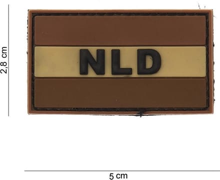 101 Inc Embleem 3D Pvc Nld Desert  12021