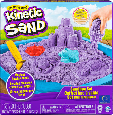 Kinetic Sand - Zandbakspeelset - Paars - 454 g - Sensorisch speelgoed