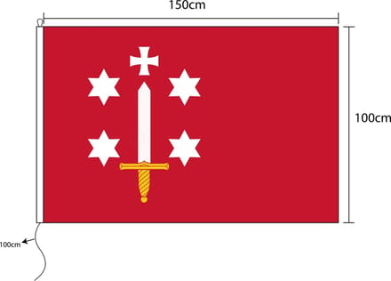 Haarlemse vlag van Haarlem 100x 150cm