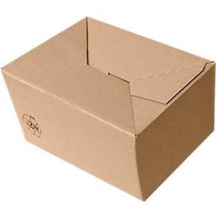 Kartonnen dozen met automatische bodem, A5, 229 x 164 x 50-115 mm, 10 stuks