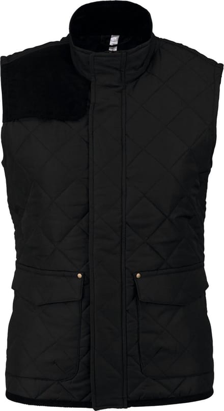 Kariban Gewatteerde damesbodywarmer K6125 - Black - S