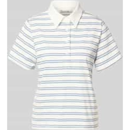 My Essential Wardrobe Mwasla Polo Tee Tops & T-shirts Dames - Shirt - Wit - Maat L