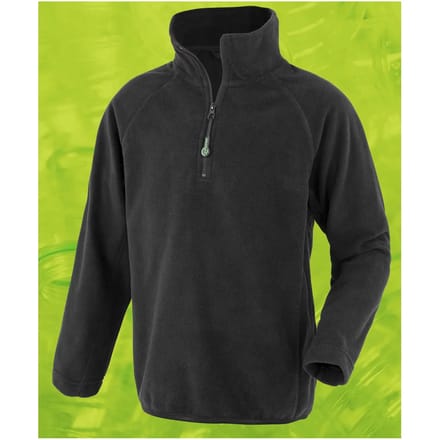 Kinderen fleece met rits van gerecycled polyester Result