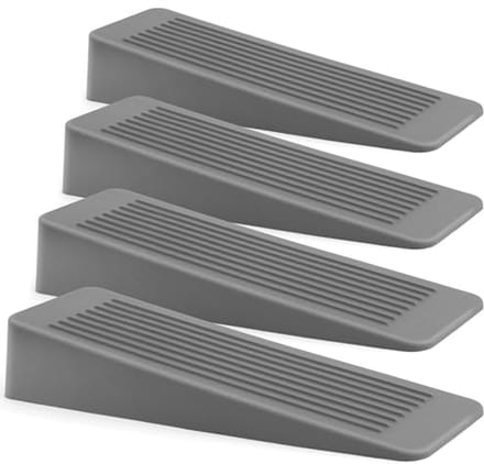 Deurstopper 4 stuks - Antislip Rubberen Deurwiggen voor Binnen, Ideaal voor Vloeren