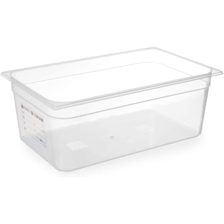HENDI Gastronorm container – 9L – transparant – luchtdicht – temperatuurbestendig