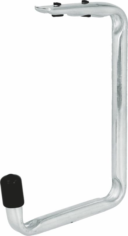 Amig Garage/fiets plafond ophanghaken - metaal - zilver - H15 x B11 cm