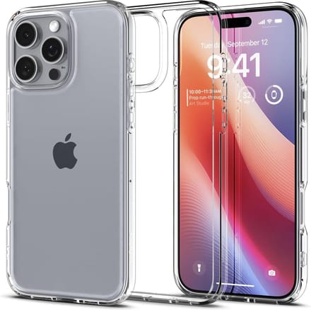 Spigen Geschikt voor Apple iPhone 16 Pro Max - Ultra Hybrid - Back Cover Hoesje - Transparant