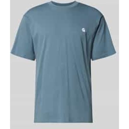 T-shirt met labelstitching model 'Madison'