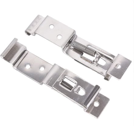 VCTparts® RVS Kenteken / Nummerplaat Houders - Frame Beugels Clips Klemmen (set)