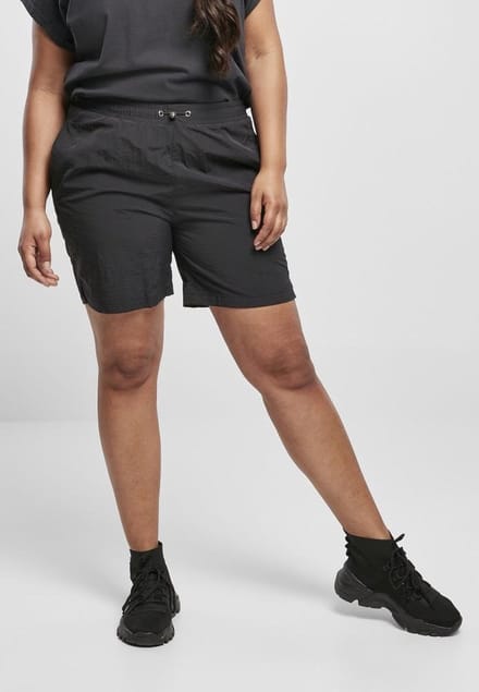 Urban Classics - Crinkle Nylon Korte broek - 3XL - Zwart