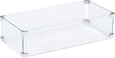 GoFire Glasombouw rechthoek 80 x 30 cm | Voor inbouwbrander