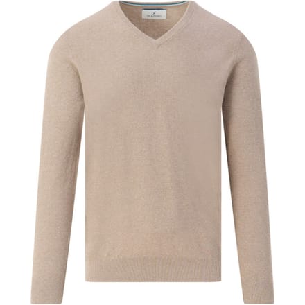 The BLUEPRINT Premium Trui V-hals Heren Beige