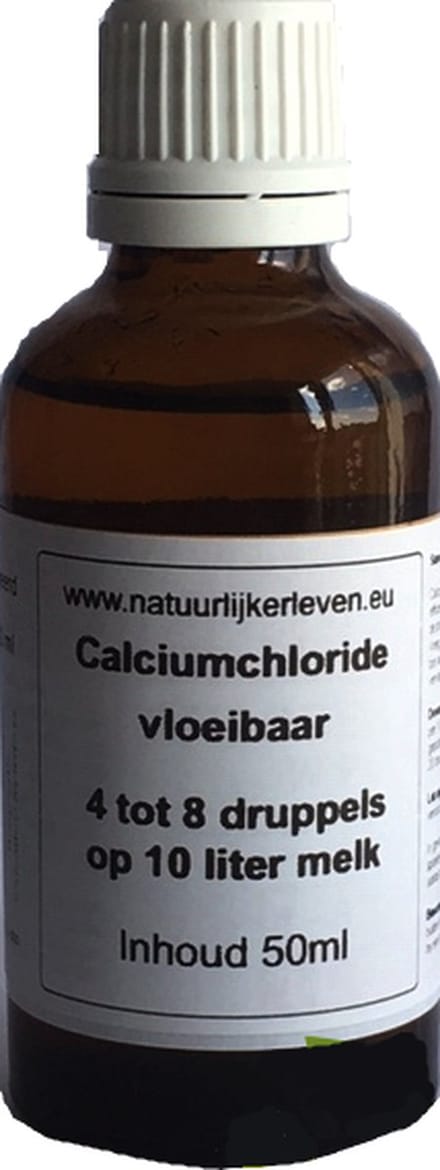 Vloeibaar calciumchloride 50 ml - Calciumchloride voor kaas