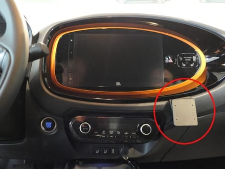 Brodit ProClip houder geschikt voor Toyota Aygo 2023 - Angled mount