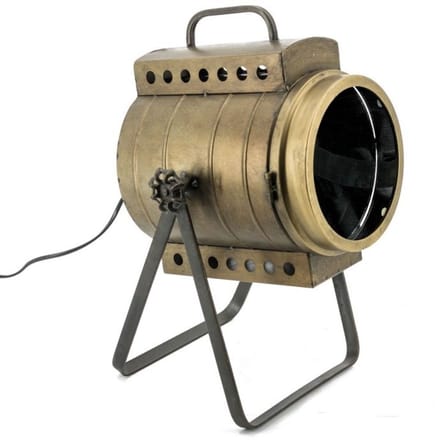 LaVie-Grote industriële tafellamp van metaal-Grote mancave lamp