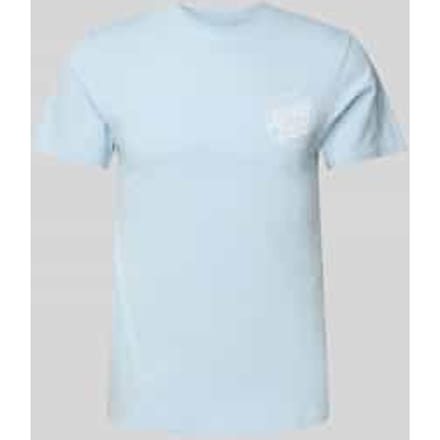 T-shirt met labelprint