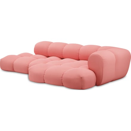 Objekte unserer Tage Sander Sofa Design 06 MAX rechts (4-zits) - Vidar 0622 roze