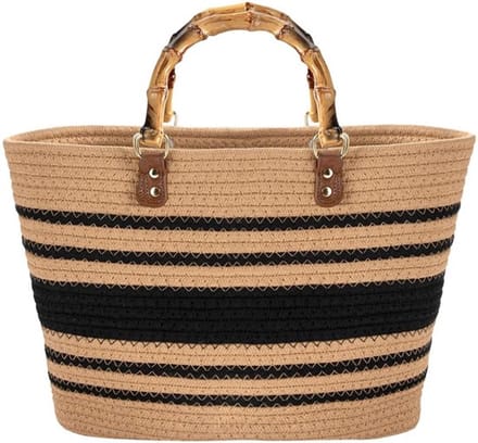 IMstore - Tote Bag - Retro Strandtas - en Modebewust - Handgeweven