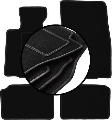 Complete set veloursmatten voor: Mini Countryman R60 hatchback (2010-2017)