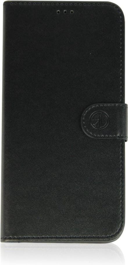 Rico Vitello Leren BookCase/hoesje Geschikt voor Apple iPhone 13 pro max Zwart + gratis screenprotector