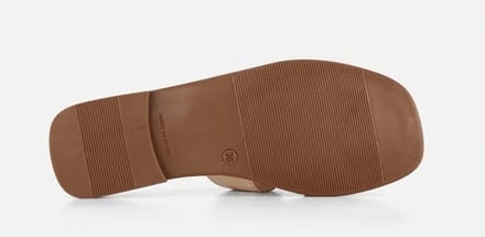 Oh! My Sandals Dames Slipper | Goud | Maat: 38