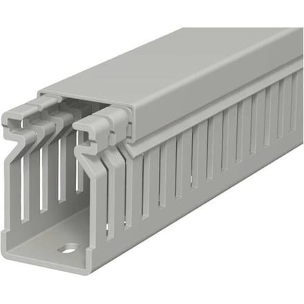 OBO Bettermann 6178010 Kabelgoot (l x b x h) 2000 x 25 x 40 mm 1 stuk(s) Steen-grijs