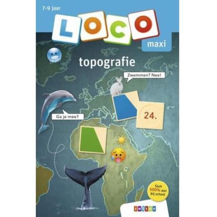 Loco maxi topografie Educatieve boeken (spelletjes en raadsels)