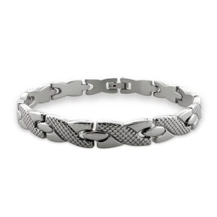 Amanto Armband Azat - 316L Staal - Kruis - 6mm - 21cm