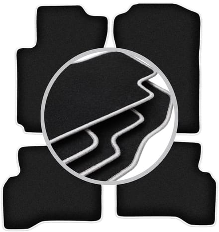 CARLUX-SILVER automatten voor: Suzuki Grand Vitara II 3-deurs (2005-2014)