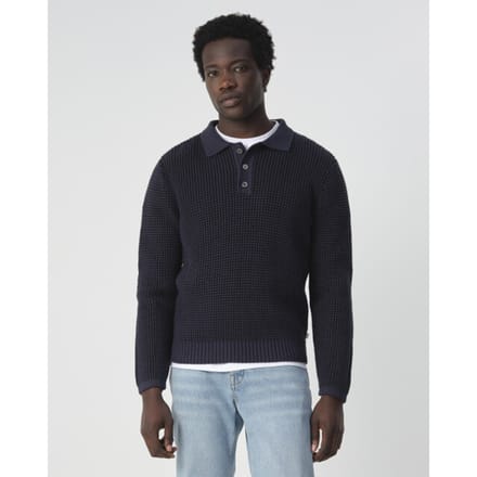 J.C. Rags Baker polo long sleeve