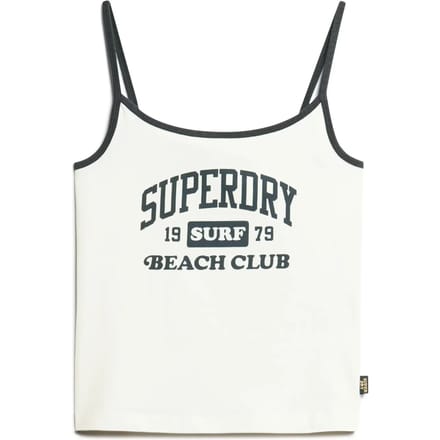 Superdry - Athletic Essentials Cami Top met logo - Dames - Vesten