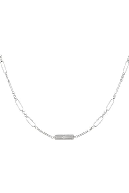 Ketting Link Chain - Zilver - Stainless Steel - Elegant - Feestdagen - Cadeau