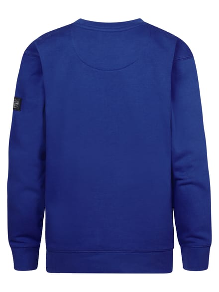 Petrol Industries - Jongens Effen Sweater StonyRiver - Blauw - Maat 104