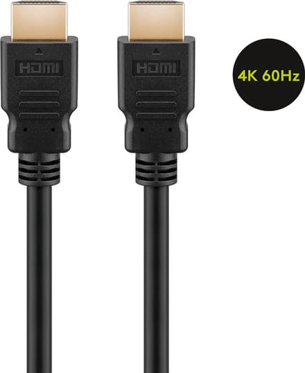 Goobay High Speed HDMI-kabel met Ethernet, 4K/60 Hz, Cable Tag, 3 m