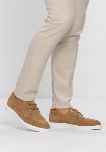 STEFANO LAURAN Star 11 Veterschoenen - Heren - Camel - Maat 46