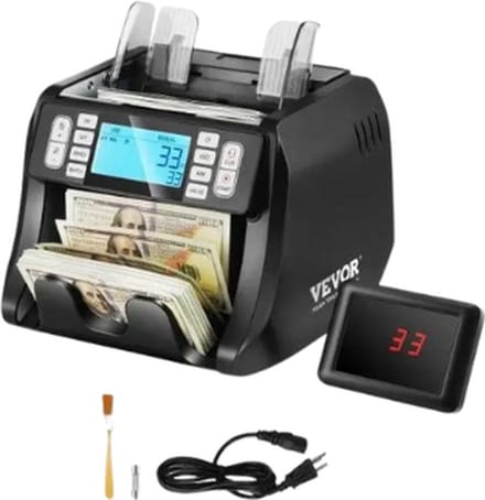 Geldtelmachines - Geldteller - Geldtelmachine biljetten - Valsgelddetector - 1200 stuks/min