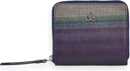 SCOTCH & SODA Leren Kaarthoes Leather Zip Wallet Combo A Veelkleurig