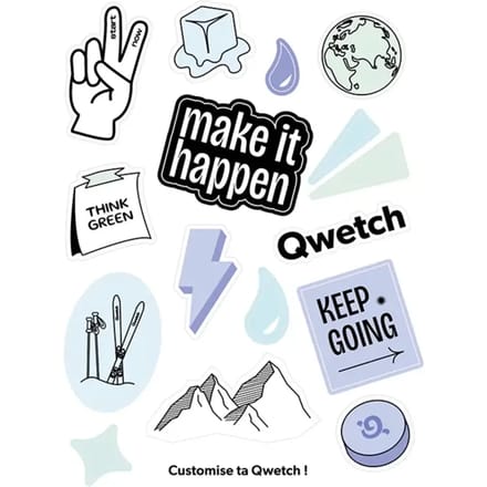 Beperkte editie stickers Qwetch