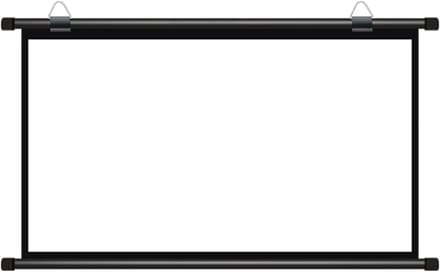 Projectiescherm Handmatig - Film Scherm - Thuis Bioscoop - 4K Full HD - 60 Inch - Wit