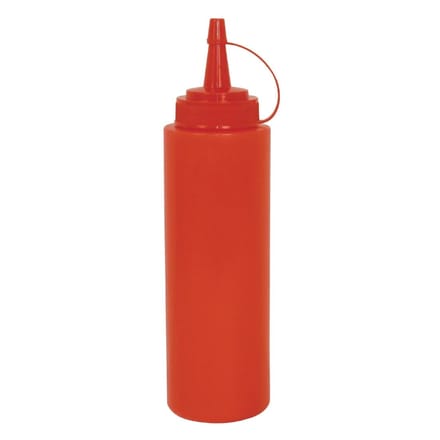 Vogue rode knijpfles voor saus 681ml