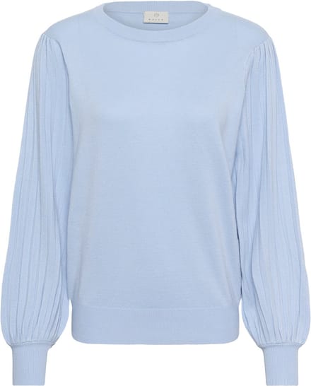 Kaffe KAlone Knit Pullover Dames Trui - Powder Blue