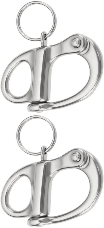 Allecto - Vaste Snap Sluiting - 100 kg Draagvermogen - Zilver - Voor