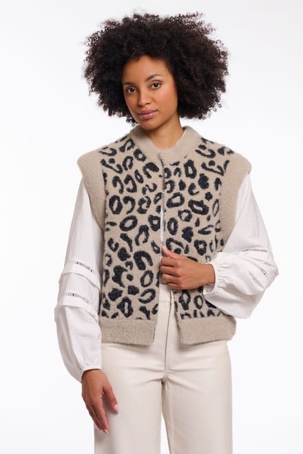 Rino & Pelle Jassen - Elona waistcoat - Panterprint