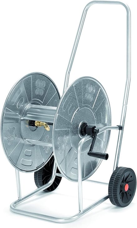 Robuuste Metalen Slangwagen voor Tuinslangen tot 120 Meter