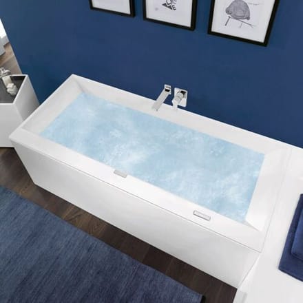 Villeroy & Boch Squaro Edge 12 Duo bathtub 180 x 80 cm, Combipool Entry, technology position 2 UCE180SQE2A2V01
